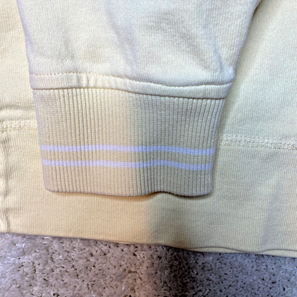 Vintage Eddie Bauer Yellow Quarter Zip Sweatshirt Women’s Size XXL - Picture 8 of 13